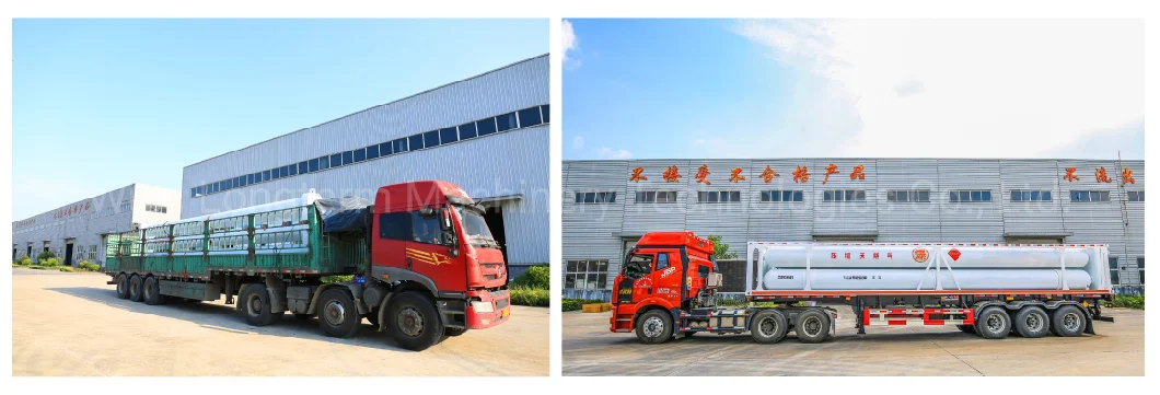 Gas Storage Transport Truck Semi CNG Tube/ CNG Storage Cylinders