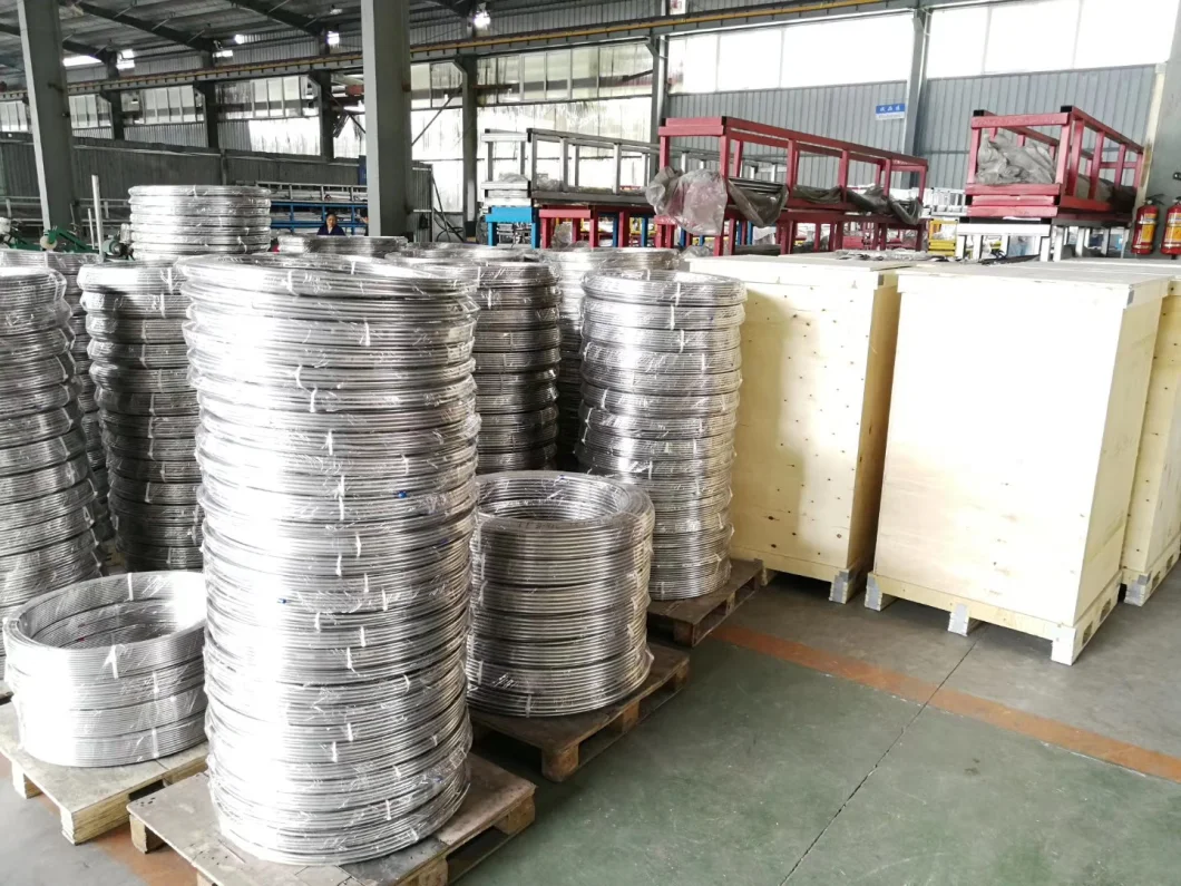 Seamless Stainless Steel Coil Pipe Coiled Heat Exchanger Tube